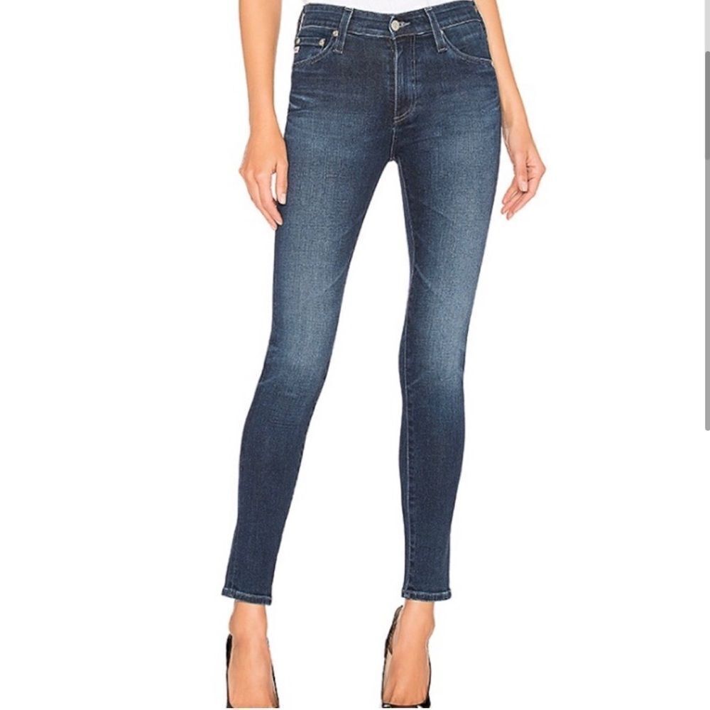 AG Adriano Goldschmied Farrah High Rise Skinny Ankle Jean